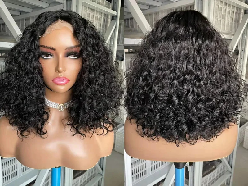 Natural color ,4*4T lace  wigs,XY-21038