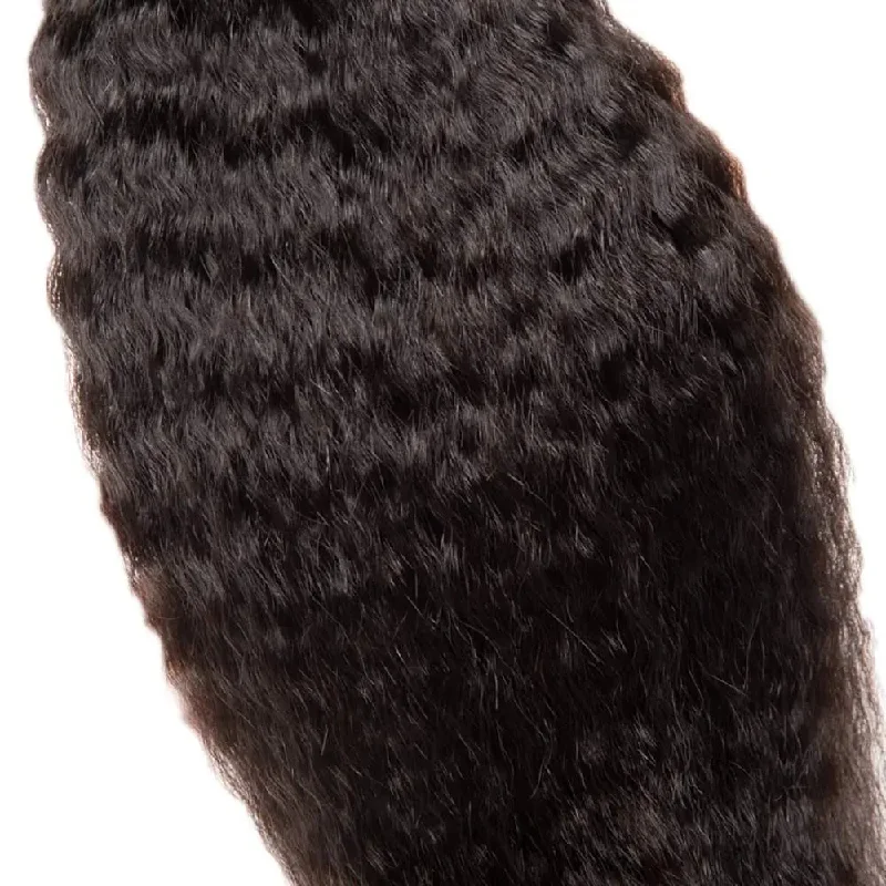 Kinky Straight Human Hair Wefts