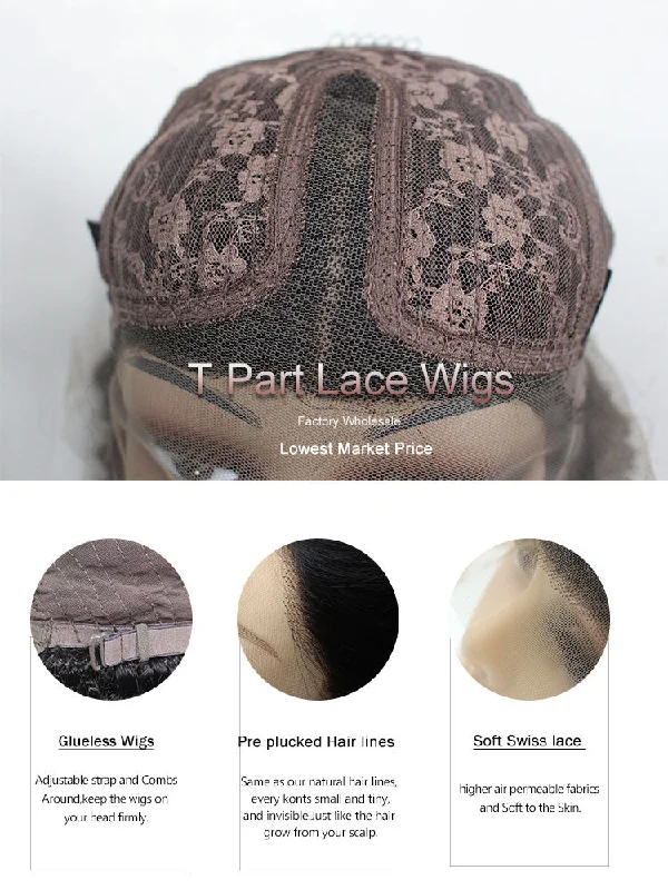 T part lace wigs