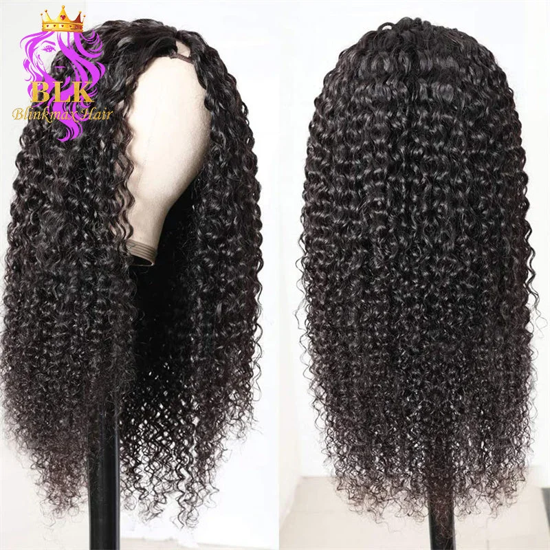 kinky curl v part wig