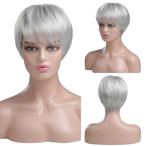 BVR Human Blend  Without  Lace Front Verified Human Blended Closure Wig Manufacturer