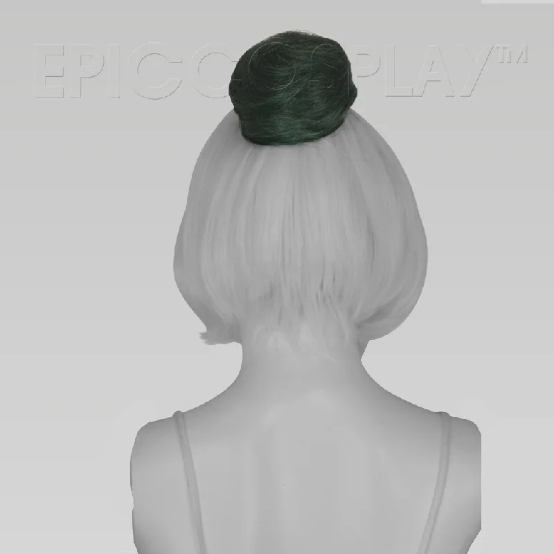 Hair Bun Extension - Forest Green Mix