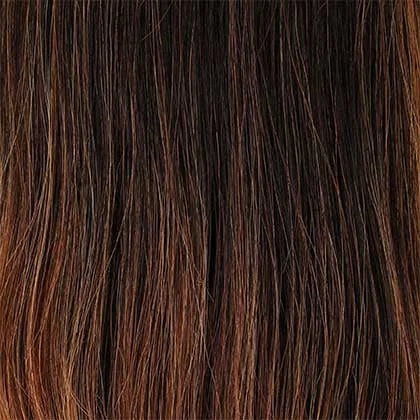 Sunrise S4-28/32RO (Dark, elegant roots fade into radiant, fiery ends)