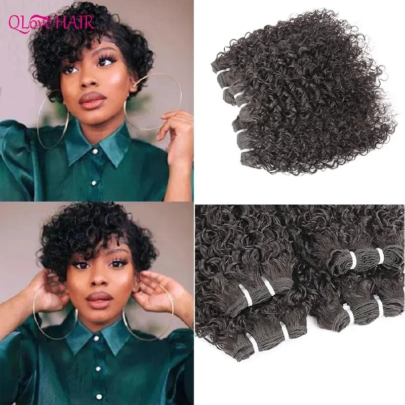 Pixie Curls Human Hair bundles