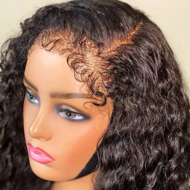 Premier Baby Hairline Curly Wig Hd Lace Front Wigs Human Hair New 4C Edges Curly Natural Hairline Toupee  in Stock