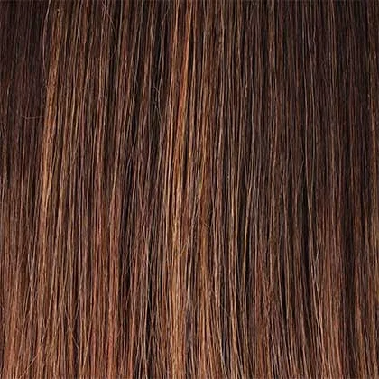 Autumn S6-30A27RO (Rich chestnut brown roots fade to coppery and auburn ends)