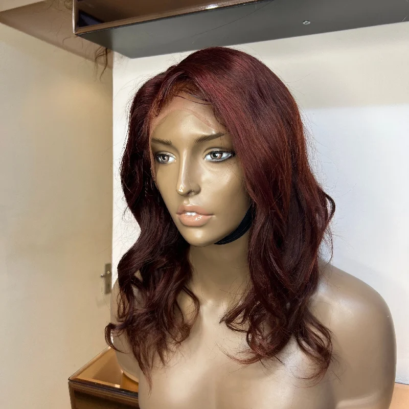 Red - 12" inch Body Wave Full Lace Wig - (£80 off)