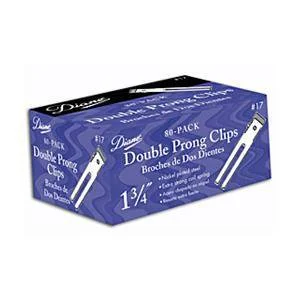 DIANE CLIPS-DOUBLE PRONG 1 3/4 IN 80 CT