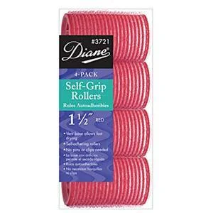 DIANE SELF GRIP VENT RED 1 1/2 IN.-4CT.