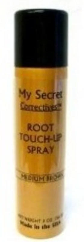 MY SECRET ROOT TOUCH UP SPRAY-MEDIUM BROWN 2 OZ