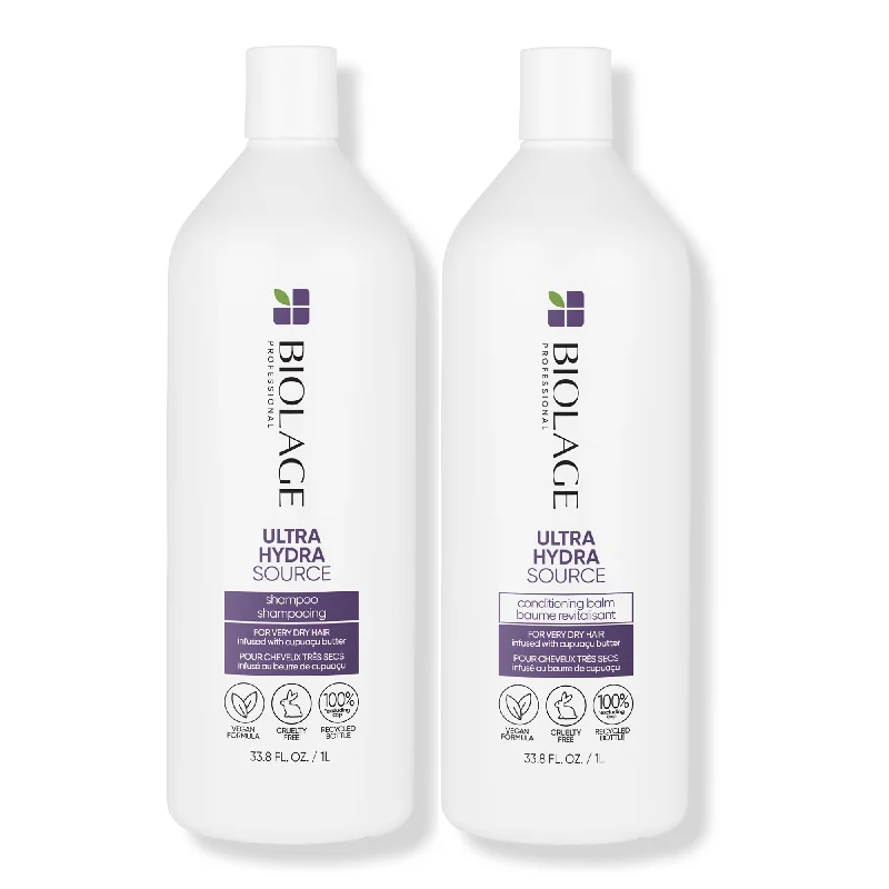 Matrix Biolage Ultra HydraSource Shampoo and Conditioner Balm Liter Duo ($76 Value)