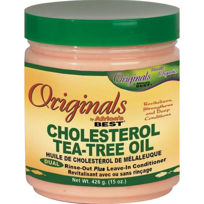 Africa's Best Organic Cholesterol Tea Tree Conditioner - 15 Oz