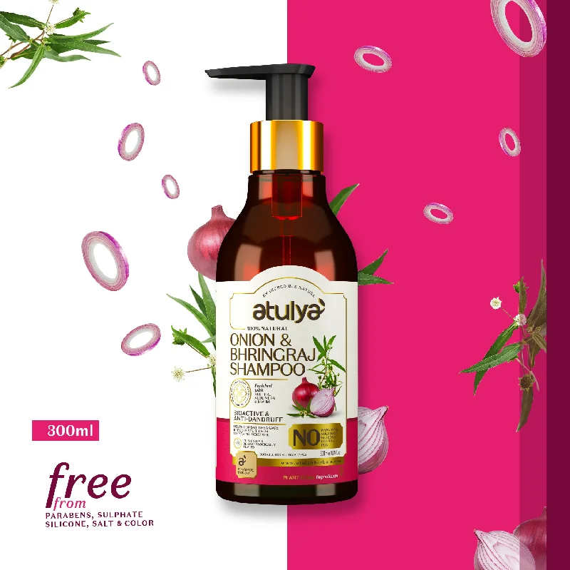 atulya Onion & Bhringraj Hair Shampoo - 300ml (Buy Any5 Products & Save Rs.500 Use code : RS500)