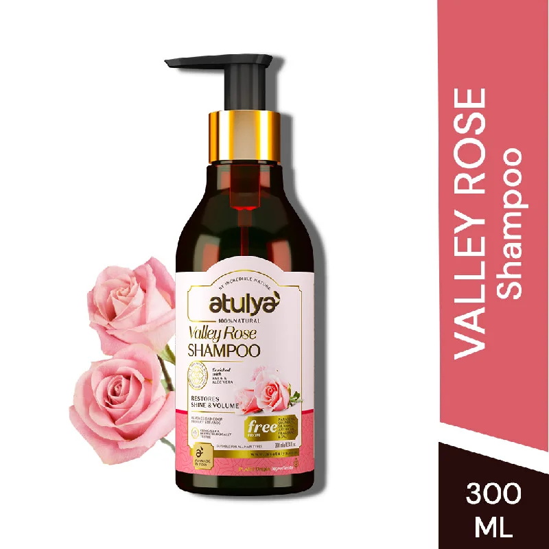 atulya Vally Rose Hair Shampoo - 300ml (Buy 5 Products & Get Rs.500 Off)