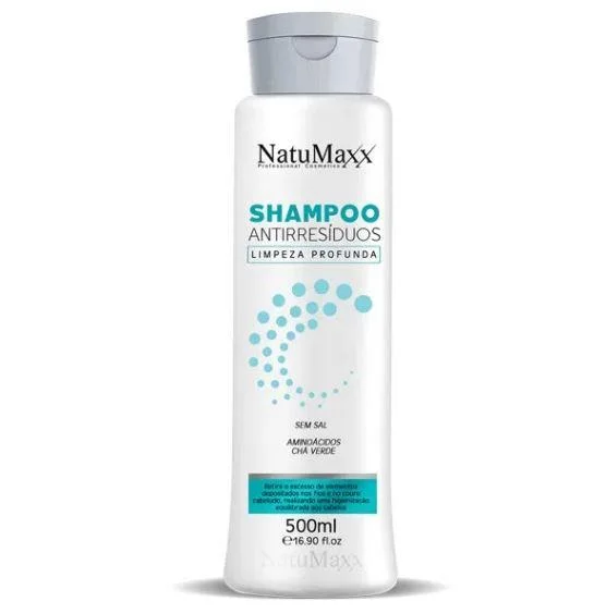 Balanced Deep Cleansing Salt Free Green Tea Treatment Shampoo 500ml - Natumaxx