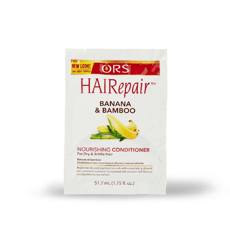 ORS HAIRepair Banana & Bamboo Nourishing Conditioner for Dry & Brittle Hair (1.75 oz) 12-Pack