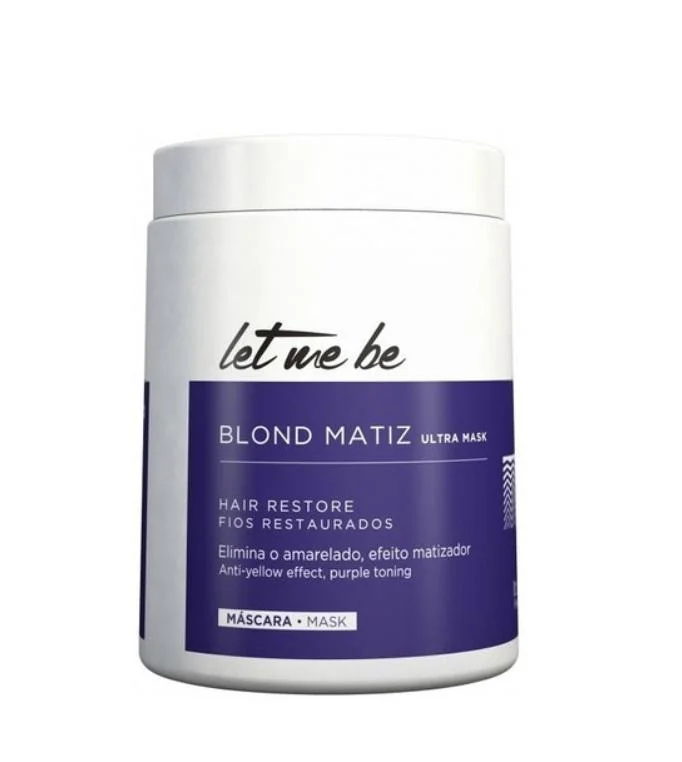 Anti Yellow Ultra Blue B-Deep Hair Mask Blond Matiz Platinum Tinting Mask 500ml - ProSalon