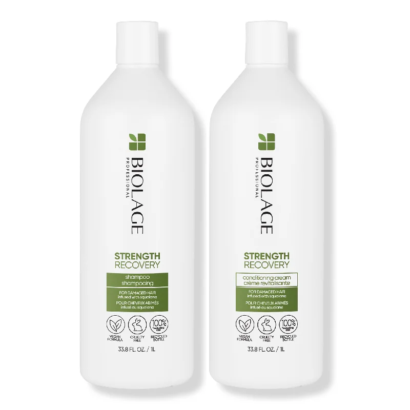 Matrix Biolage Strength Recovery Shampoo and Conditioner Liter Duo ($76 Value)