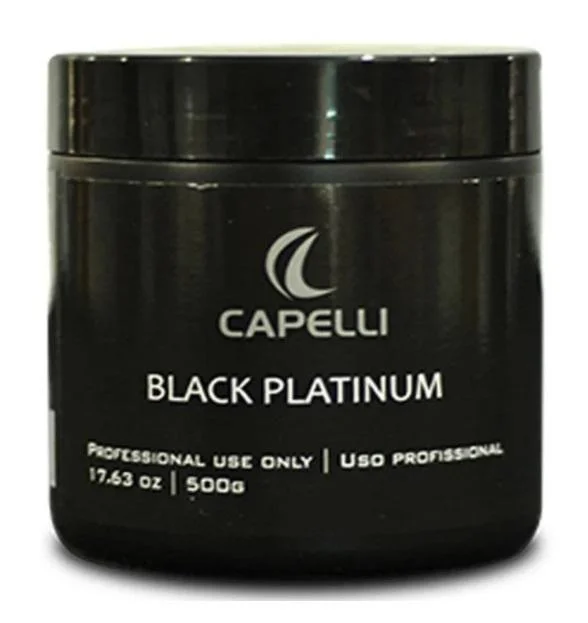 Black Platinum Blond Hair Tinting Argan Monoi Treatment Mask 500g - Capelli