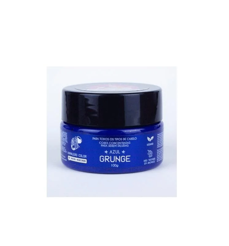 Blue Grunge Tinting Pigment Maíra Medeiros Hair Mask 100ml - Kamaleão Color