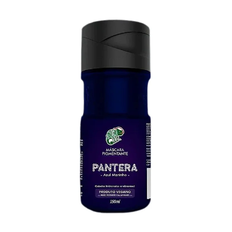 Brazilian Pantera Navy Blue Pigment Vegan Mask 150ml - Kamaleão Color