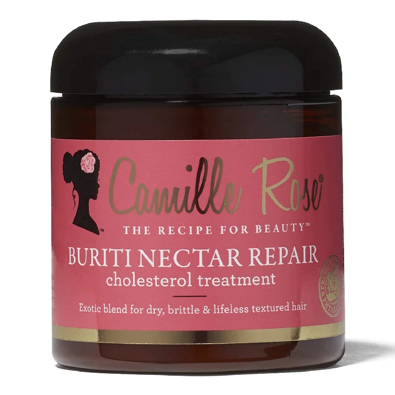 Camille Rose Buriti Nectar Repair Cholesterol Treatment for Dry, Brittle, Lifeless Textured Hair, 8 fl oz