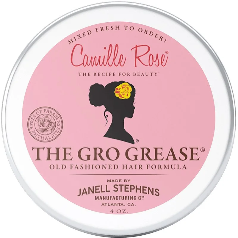 Camille Rose The Gro Grease | Stimulating Scalp Conditioner for Hair Growth, Length Retention, and Relief from Dry, Itchy Scalp