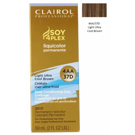 Miss Clairol Liquicolor Permanente 37D Light Ultra Cool Brown 2 Fl Oz.