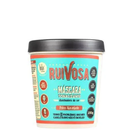 Color Illuminator Ruivosa Orange Red Hair Toning Mask 230g - Lola Cosmetics