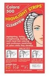 Colora Balayage Highlight Strips Clearview 500 Count