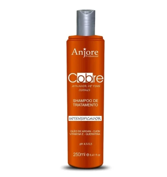 Copper Color Intensifying Hair Maintenance Keratin Shampoo 250ml - Anjore