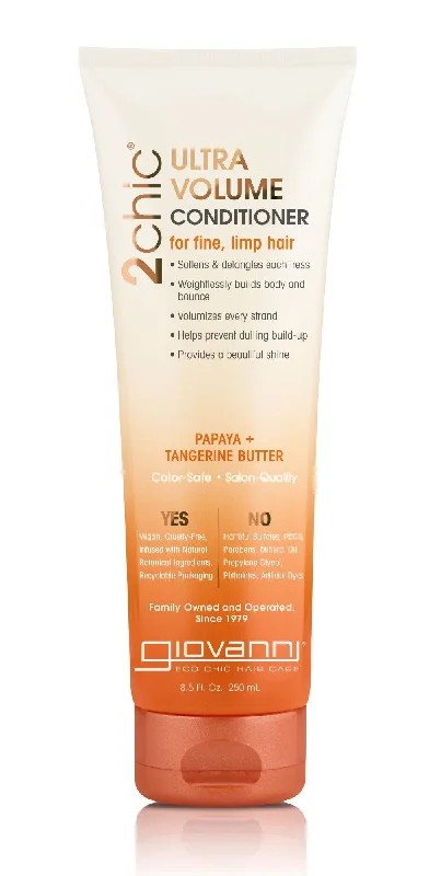 Giovanni 2chic Tangerine & Papaya Butter Ultra-Volume Conditioner (250ml)