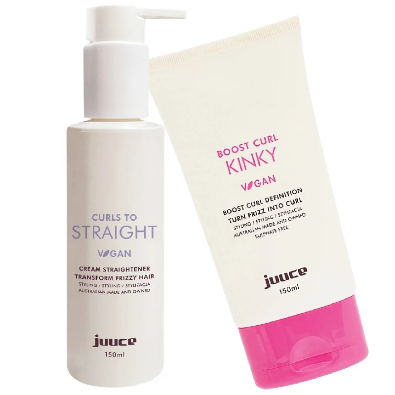 Juuce Boost Curl Kinky & Curls To Straight Duo Define D.Frizz Boost Curl