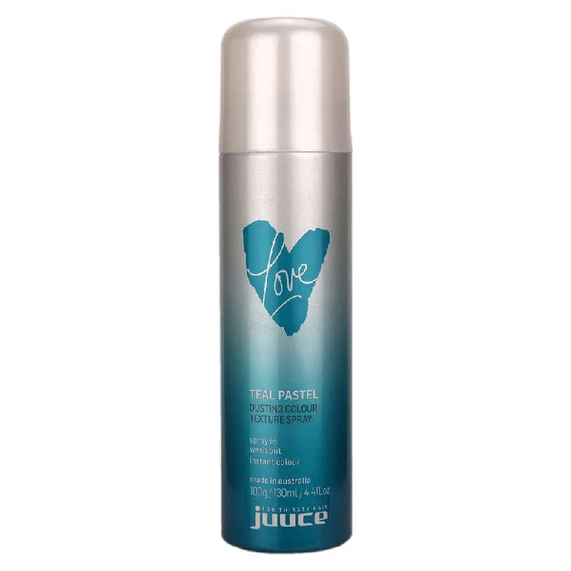 Juuce Love Teal Pastel Dusting Colour Texture Spray in Wash Out