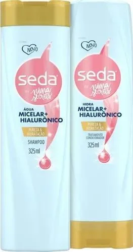 Kit Shampoo and Silk Niina Cleaning Micellar 325ml - Seda