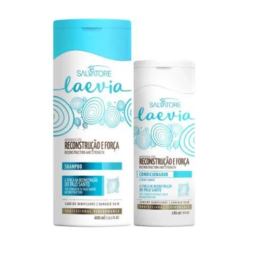 Salvatore Damaged Hair Strenght Reconstruction Laevia Shampoo Conditioner Kit