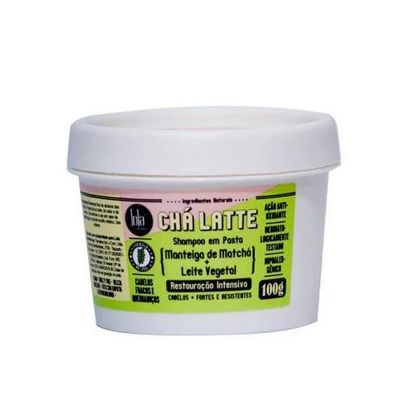 Latte Tea Matchá Butter Vegetal Milk Restore Paste Shampoo 100g - Lola Cosmetics