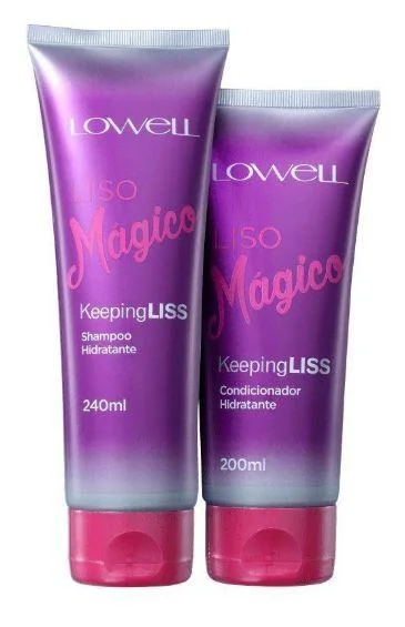 Liso Mágico Perfect Smooth Kit Shampoo and Conditioner Hair Treatment - Lowell