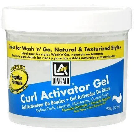 Long Aid Curl Activator Gel Regular Formula 32 Oz