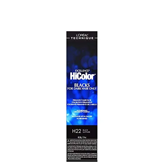 Loreal Excellence Hicolor Black Sapphire 1.74 Oz