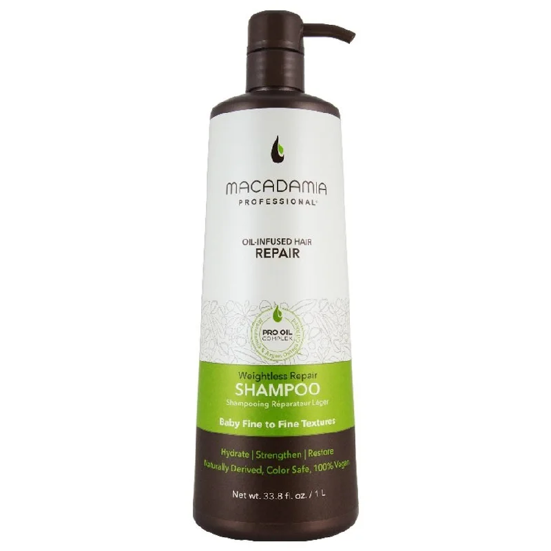 Macadamia Pro Weightless Repair Shampoo 1 litre