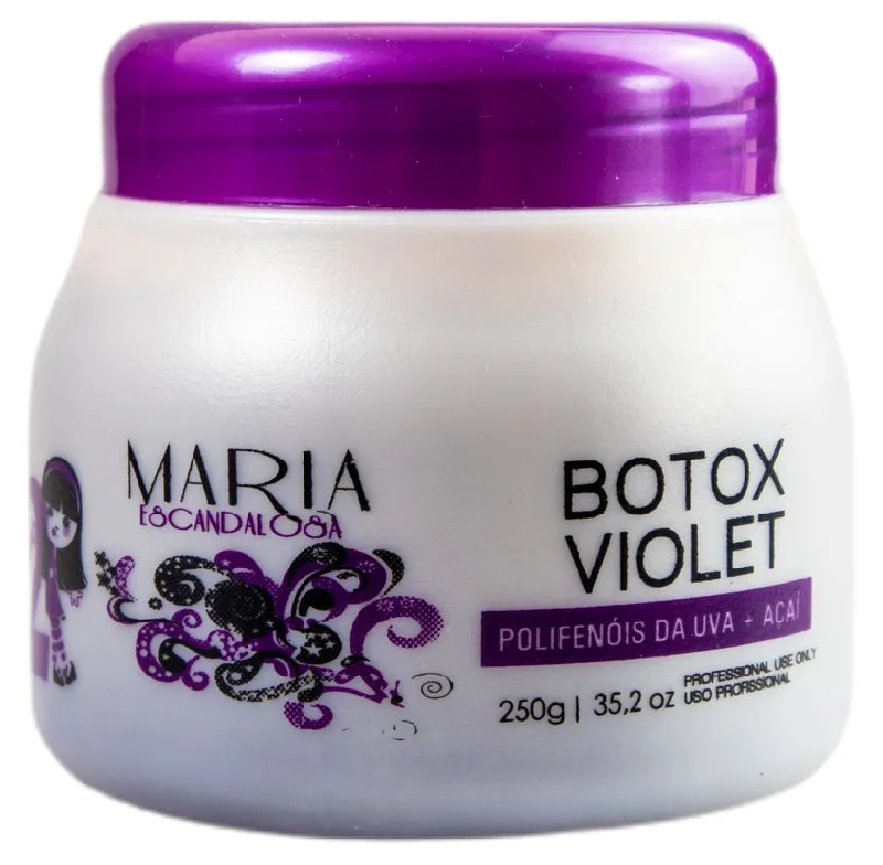 Professional Treatment Tinting Deep Hair Mask Violet Deep Hair Mask x Mask 250g - Maria Escandalosa