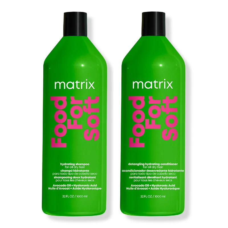 Matrix Food For Soft Hydrating Shampoo & Detangling Conditioner Duo - 33oz