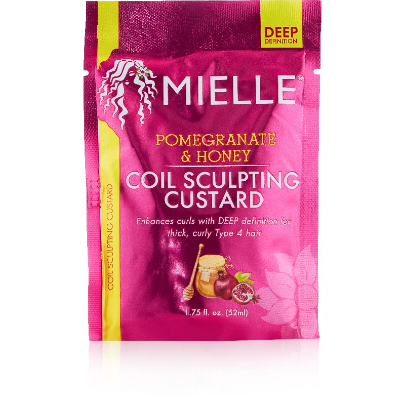 Mielle Organics Coil Sculpting Custard, Pomegranate + Honey (Pack Of 12)