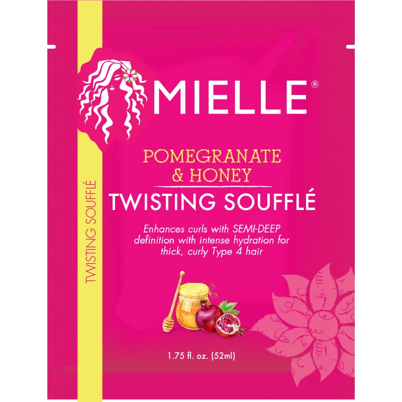 Mielle Organics Twist Souffle, Pomegranate + Honey (pack of 12)