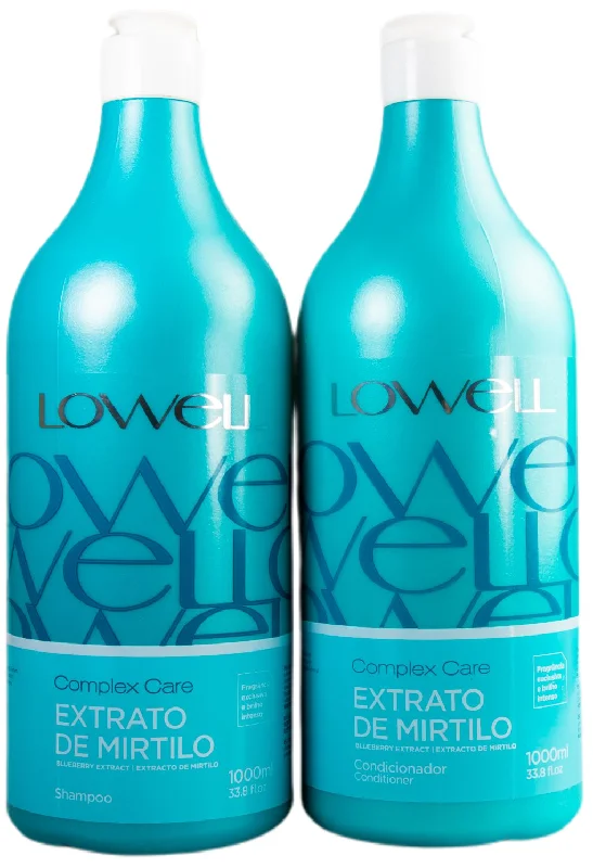 Mirtilo Extract Shampoo and Conditioner Complex Care Hair Kit 2x1000ml - Lowell