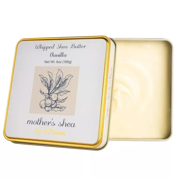 Mother's Shea Whipped Butter 6oz (Vanilla) – 100% Pure, Organic African Shea