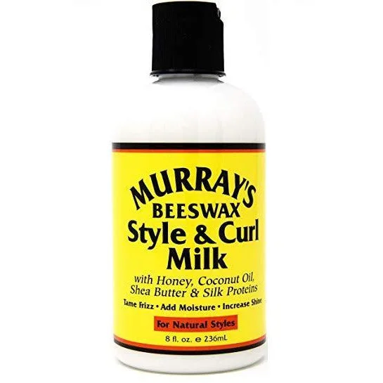 Murray's Beeswax Style And Curl Milk, 8 Oz