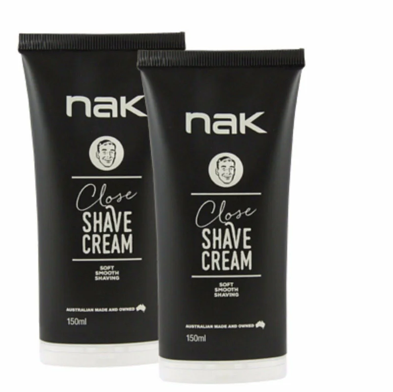 Nak Close Shave Cream Soft Smooth Shaving 150ml x 2