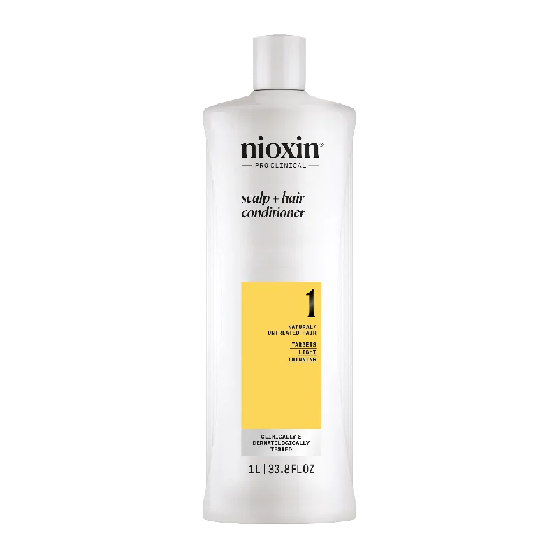 Nioxin System 1 Scalp + Hair Thickening Conditioner for Natural Hair with Light Thinning 1 Litre